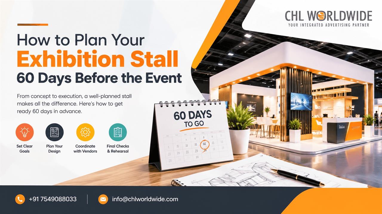 How to Plan Your Exhibition Stall 60 Days Before the Event